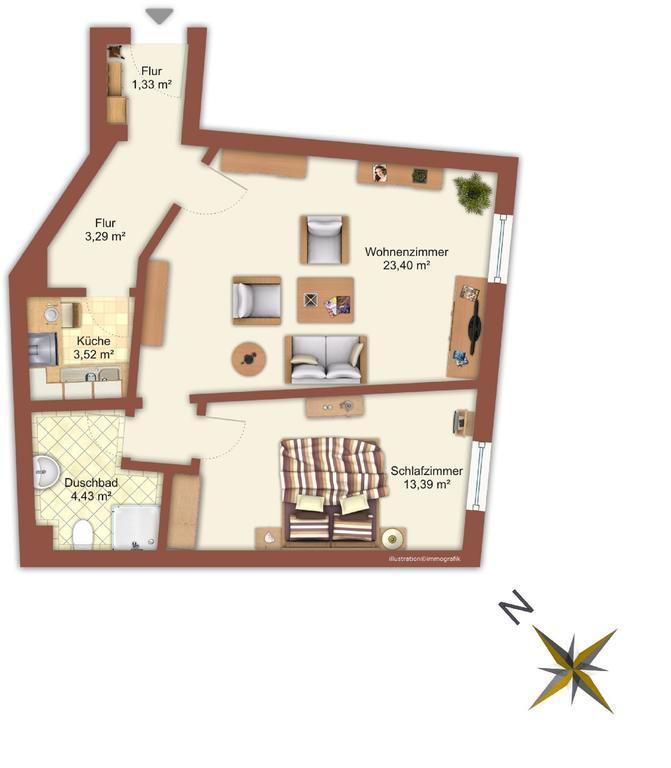 Ferienwohnung Kruppa 플론 외부 사진